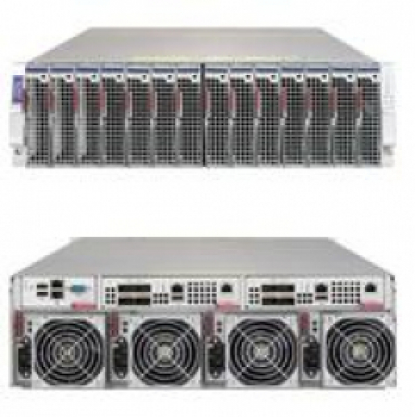 Купить MicroBlade Chassis Supermicro MBE-314E-422 • 14 server blades • 4xPWS • 4xFAN в магазине wardena.ru
