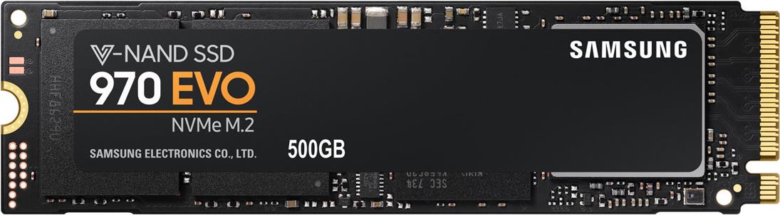 Купить Samsung 970 EVO MZ-V7E500BW - SSD - verschlüsselt - 500GB - intern - M.2 2280 - PCI Express 3.0 x4 (NVMe) - 256-Bit-AES - TCG Opal Encryption 2,0 (MZ-V7E500BW) в магазине wardena.ru
