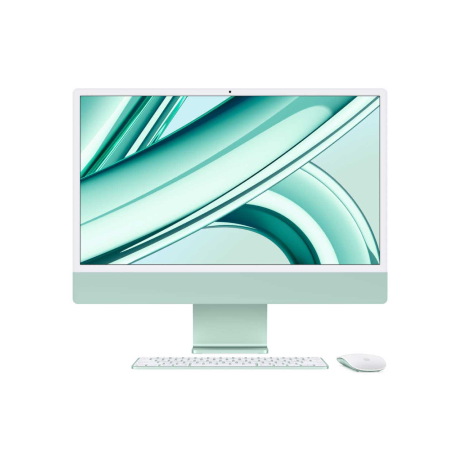 Купить Apple iMac 61cm(24‘‘) M3 10-Core 256GB grün (MQRN3D/A) в магазине wardena.ru
