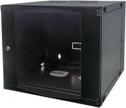 Купить Intellinet Double Section - Wandschrank - Schwarz, RAL 7021 - 9U - 48,3 cm (19") (713764) в магазине wardena.ru