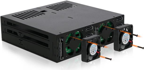 Купить Icy Dock MB326SP-B - Festplatte - SSD - Serial ATA III - Serial Attached SCSI - SATA - Rack (1U) - Schwarz - Festplatte - Leistung (MB326SP-B) в магазине wardena.ru