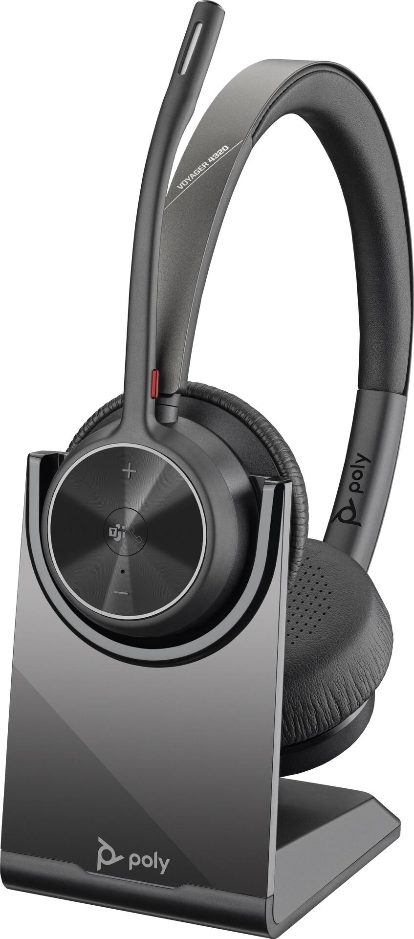 Купить HP POLY Poly Voyager 4320-M - Headset - On-Ear - Bluetooth - kabellos, kabelgebunden - USB-A, Adapter USB-A via Bluetooth - Schwarz - Zoom Certified, Zertifiziert für Microsoft Teams (77Z00AA) в магазине wardena.ru
