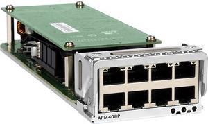 Купить Netgear APM408P 8-Port 100M/1G/2.5G/5G/10GBASE-T with PoE+ Kupfer RJ45 für M4300-96X (3012588) в магазине wardena.ru