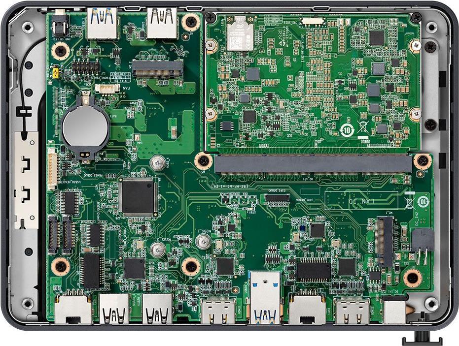 Купить bluechip BUSINESSline N11110c - Mini-PC - Celeron 6305 / 1,8 GHz - RAM 4GB - SSD 120GB - UHD Graphics - GigE, Bluetooth 5,2 - WLAN: 802,11a/b/g/n/ac/ax, Bluetooth 5,2 - Win 10 Pro - Monitor: keiner (556315) в магазине wardena.ru