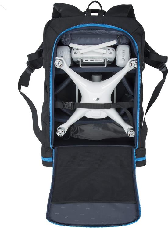 Купить Rivacase 7890 - Rucksack - 40,6 cm (16" ) - ausziehbar - Schultergurt - 2,25 kg - Schwarz - Blau (7890 BLACK) в магазине wardena.ru