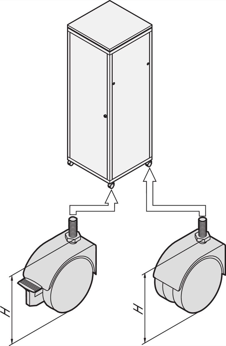 Купить SCHROFF Lenkrolle 20117024 (20117024) в магазине wardena.ru
