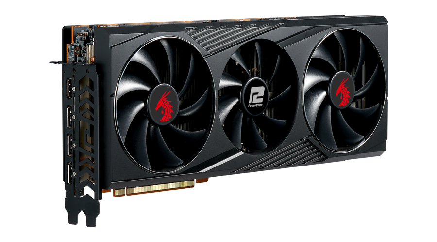 Купить PowerColor Red Dragon AXRX 6800 16GBD6-3DHR/OC Grafikkarte (AXRX 6800 16GBD6-3DHR/OC) в магазине wardena.ru