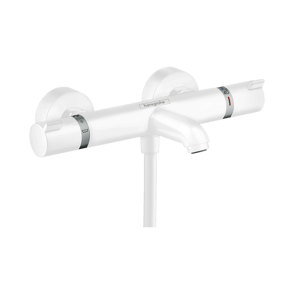 Купить Hansgrohe Ecostat Термостат для ванны Ecostat Comfort ВМ 1/2 хром-черный матовый 13114340 в магазине wardena.ru