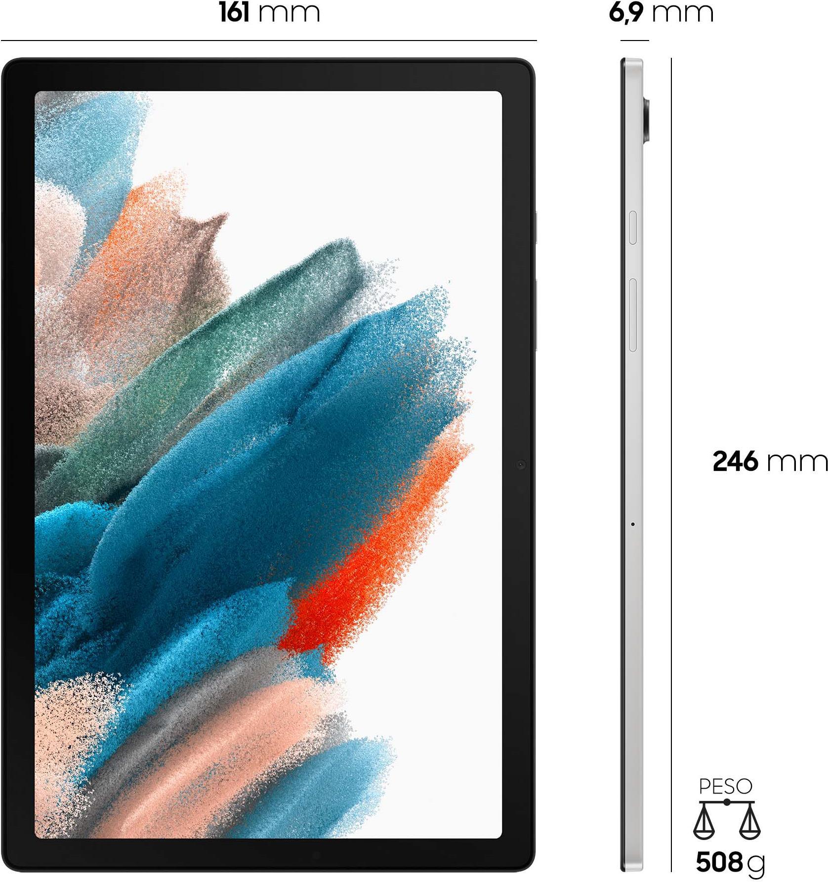 Купить Samsung Galaxy Tab A8 - Tablet - Android - 64 GB - 26.69 cm (10.5") TFT (1920 x 1200) - microSD-Steckplatz - 3G, 4G - Silber (SM-X205NZSEEUE) в магазине wardena.ru