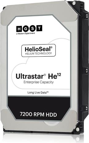 Купить Western Digital HGST Ultrastar HE12 HUH721212AL4200 - Festplatte - 12 TB - intern - 8.9 cm (3.5") - SAS 12Gb/s - 7200 U/min - Puffer: 256 MB (0F29560) в магазине wardena.ru