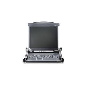 Купить Aten CL1000N 1U Schwarz Tastatur/Video/Maus (KVM)-Switch (CL1000N-ATA-06ITG) в магазине wardena.ru