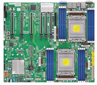 Купить Motherboard Supermicro MBD-X12DPG-QBT6 C621A Socket P+ LGA4189 Intel Xeon Scalable LGA4189 SATA M.2 DDR4 IPMI в магазине wardena.ru