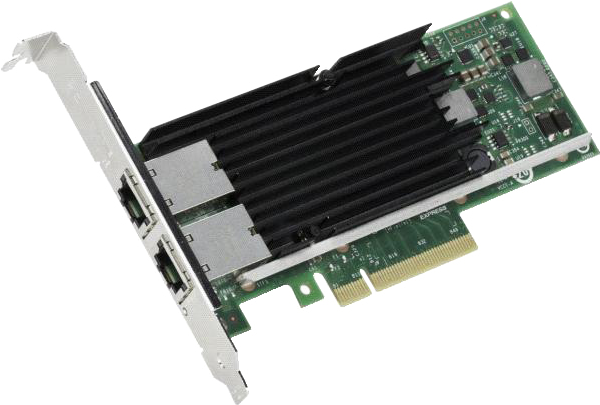 Купить Intel Ethernet Converged Network Adapter X540-T2 - Netzwerkadapter - PCIe 2.1 x8 Low-Profile - 10Gb Ethernet x 2 (X540T2) в магазине wardena.ru