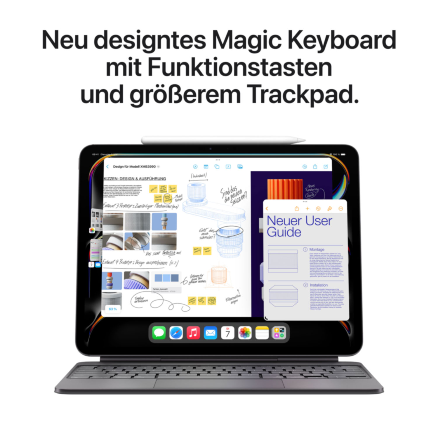 Купить Apple iPad Pro Apple M 1 TB 33 cm (13") 16 GB Wi-Fi 6E (802.11ax) iPadOS 17 Schwarz (MWRF3NF/A) в магазине wardena.ru