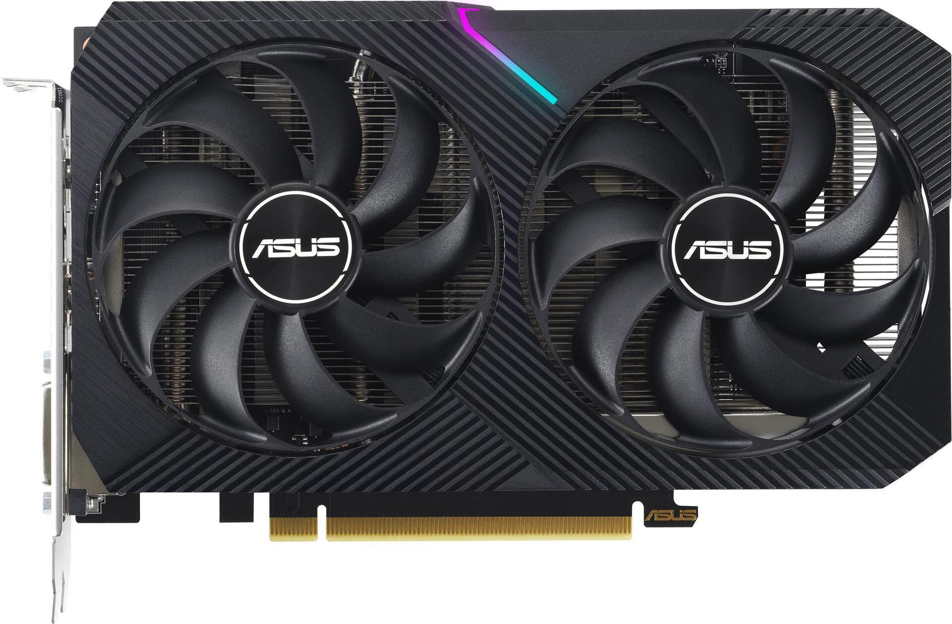 Купить ASUS Dual GeForce RTX 3050 V2 - OC Edition - Grafikkarten - GF RTX 3050 - 8GB GDDR6 - PCIe 4,0 - DVI, HDMI, DisplayPort (90YV0GH6-M0NA00) в магазине wardena.ru