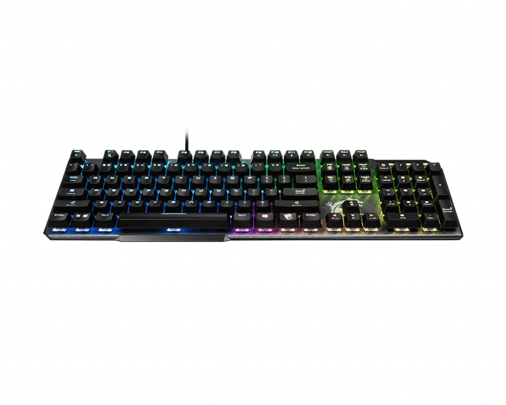 Купить MSI Vigor GK50 Elite - Tastatur - backlit - USB - Deutsch - Tastenschalter: Kailh Box White (S11-04DE229-CLA) в магазине wardena.ru