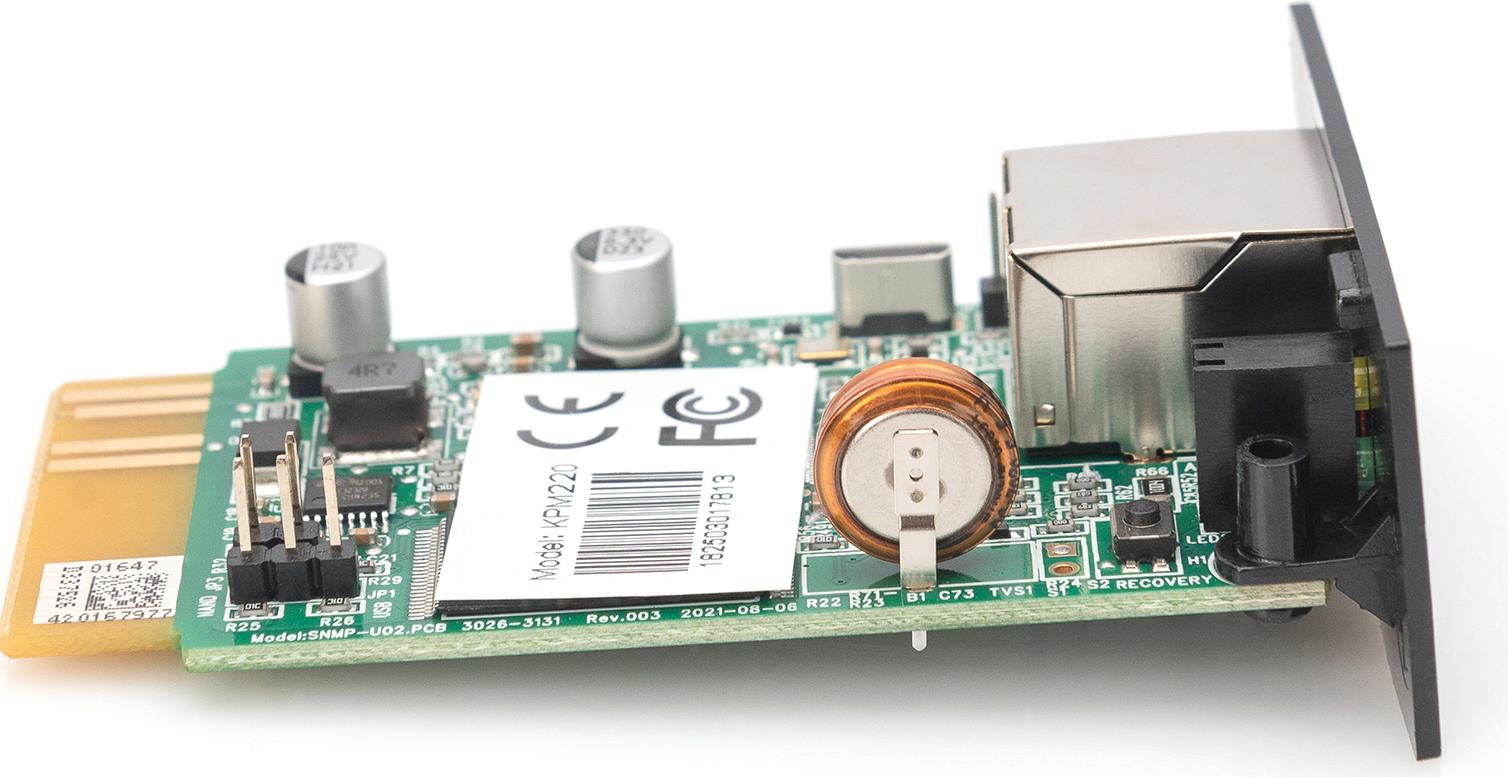 Купить Digitus SNMP & WEB Karte für ® OnLine USV-Anlagen - Netzwerk-Management-Karte - Schwarz - Aktivität - Link - Leistung - Status - RS-232 - Schnelles Ethernet - 100 Mbit/s (DN-170100-1) в магазине wardena.ru