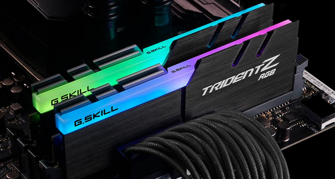 Купить G.Skill TridentZ RGB Series - DDR4 - Kit - 64 GB: 2 x 32 GB - DIMM 288-PIN - 3200 MHz / PC4-25600 - CL16 - 1.35 V - ungepuffert - non-ECC (F4-3200C16D-64GTZR) в магазине wardena.ru