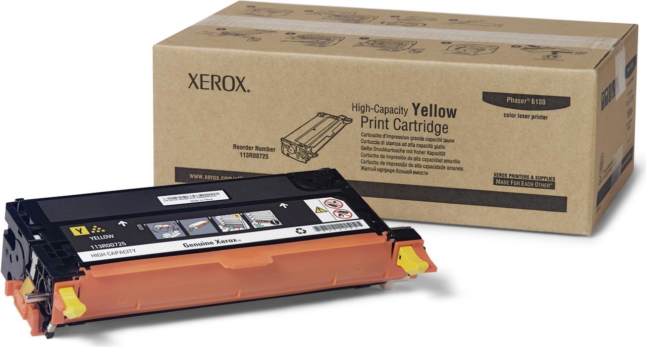 Купить Xerox - Tonerpatrone - High Capacity - 1 x Gelb - 6000 Seiten (113R00725) в магазине wardena.ru