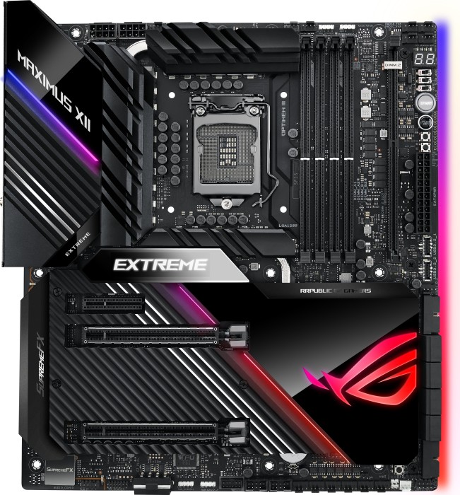Купить ASUS ROG MAXIMUS XII EXTREME - Motherboard - E-ATX - LGA1200-Sockel - Z490 Chipsatz - USB-C Gen2, USB 3.2 Gen 1, USB 3.2 Gen 2, USB-C Gen 2x2 - 10 Gigabit LAN, 2.5 Gigabit LAN, Wi-Fi, Bluetooth - HD Audio (8-Kanal) (90MB12J0-M0EAY0) в магазине wardena.ru