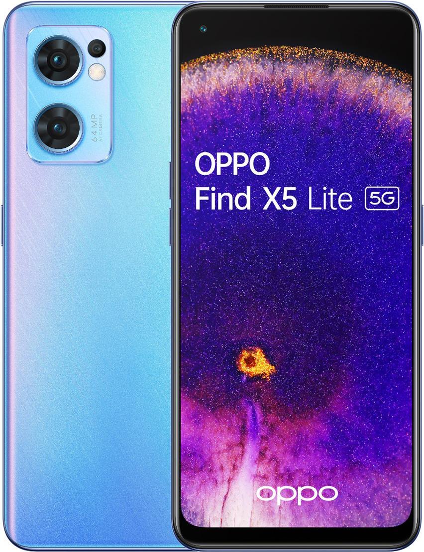 Купить OPPO Find X5 Lite 16,3 cm (6.43" ) Dual-SIM Android 12 5G USB Typ-C 8 GB 256 GB 4500 mAh Blau (6041853) в магазине wardena.ru