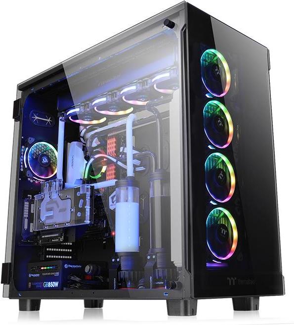Купить Thermaltake View 91 TG RGB Ultra Tower Schwarz Computer-Gehäuse (CA-1I9-00F1WN-00) в магазине wardena.ru