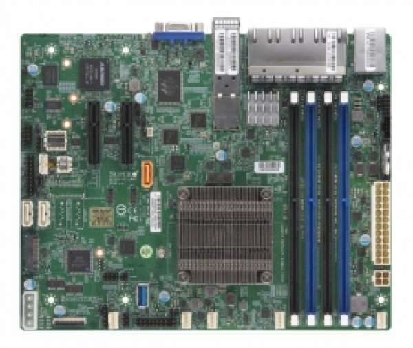 Купить Motherboard Supermicro MBD-A2SDV-4C-LN10PF SoC FCBGA1310 Intel Atom C3558 FCBGA1310 SATA M.2 DDR4 IPMI в магазине wardena.ru