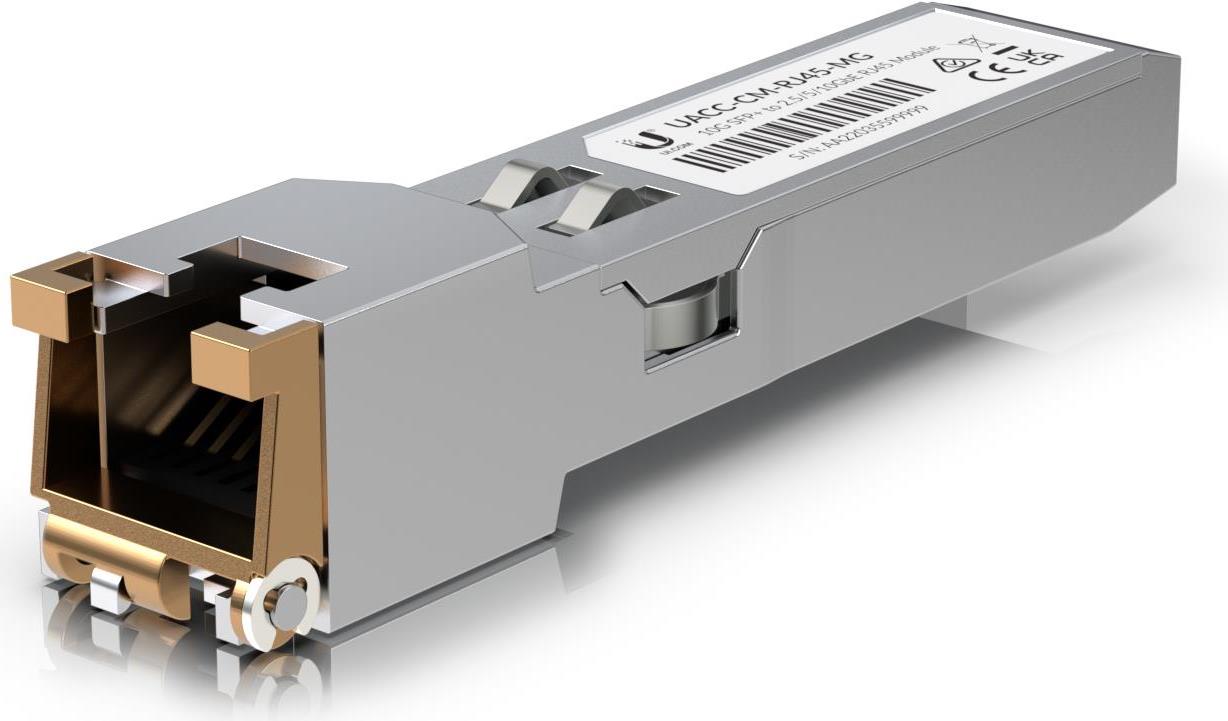 Купить Ubiquiti - SFP+-Transceiver-Modul - 10 GigE - über Kupfer - RJ-45 (UACC-CM-RJ45-MG) в магазине wardena.ru
