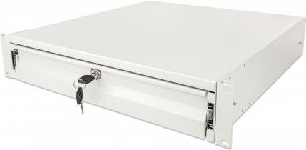Купить Intellinet - Rack Storage Drawer - Grau, RAL 7035 - 2U - 48,3 cm (19") (715843) в магазине wardena.ru