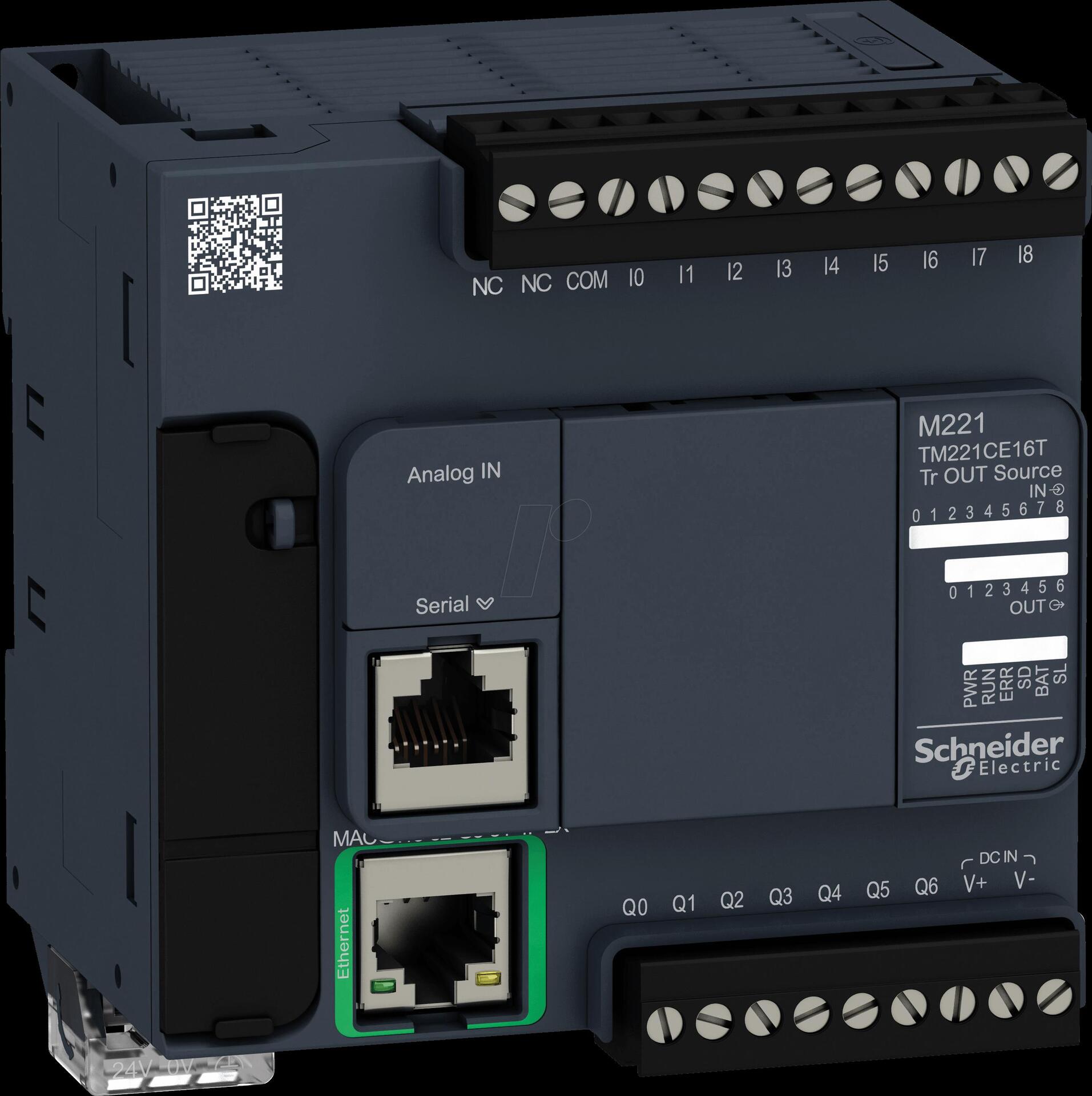 Купить Schneider Electric TM221CE16T Speicherprogrammierbare Logiksteuerungsmodul (SPS) (TM221CE16T) в магазине wardena.ru