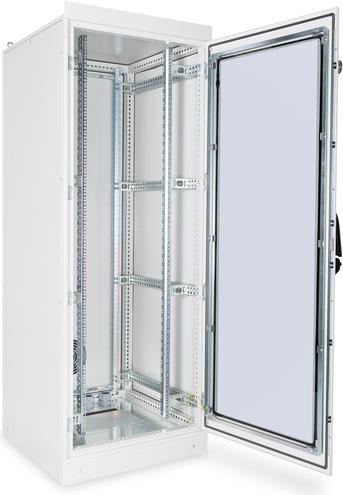 Купить Digitus 42HE Netzwerkschrank 800x800mm 42HE Netzwerkschrank, Indoor IP55, 2100x800x800 mm, Hartglastür, inkl. Sockel, Grau (RAL 7035) (DN-19 42U-I-8/8-1) в магазине wardena.ru