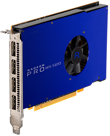 Купить AMD FirePro Wx5100 - Grafikkarten - Radeon Pro WX 5100 - 8 GB GDDR5 - PCIe 3.0 x16 - 4 x DisplayPort (100-505940) в магазине wardena.ru