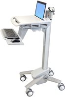 Купить Ergotron StyleView EMR Laptop Cart, SV40 - Wagen für Notebook/Tastatur/Maus - Kunststoff, Aluminium, verzinker Stahl - Grau, weiß, Polished Aluminum - Bildschirmgröße: bis zu 43,9 cm (bis zu 43,90cm (17.3")) (SV40-6100-0 в магазине wardena.ru