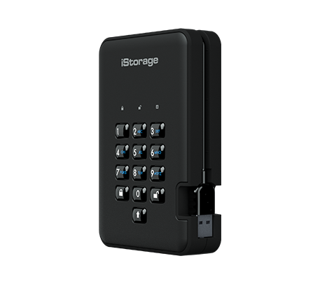 Купить iStorage diskAshur 2 - Festplatte - verschlüsselt - 4TB - extern (tragbar) - USB 3,1 Gen 1 - 5400 U/min - Puffer: 8MB - FIPS 197 - 256-Bit-AES - Phantomschwarz (IS-DA2-256-4000-B) в магазине wardena.ru
