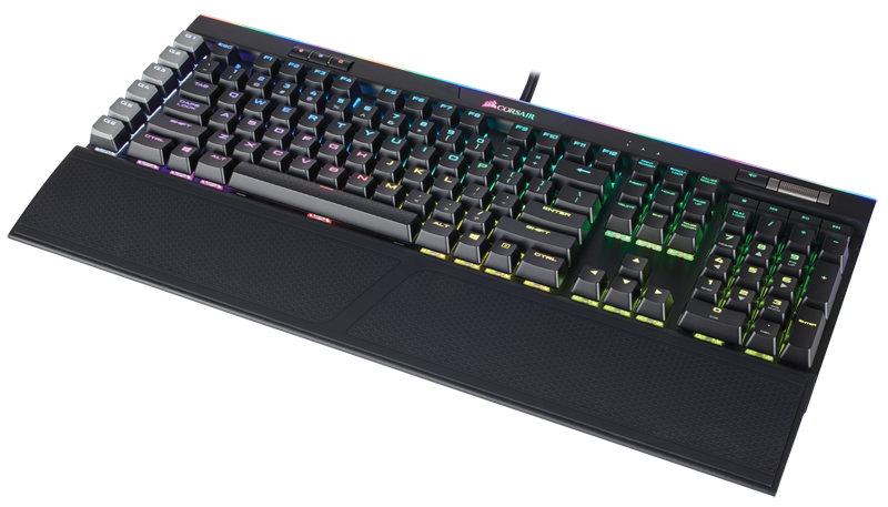 Купить Corsair Gaming K95 RGB PLATINUM Mechanical - Tastatur - USB - Deutsch - Schwarz (CH-9127014-DE) в магазине wardena.ru