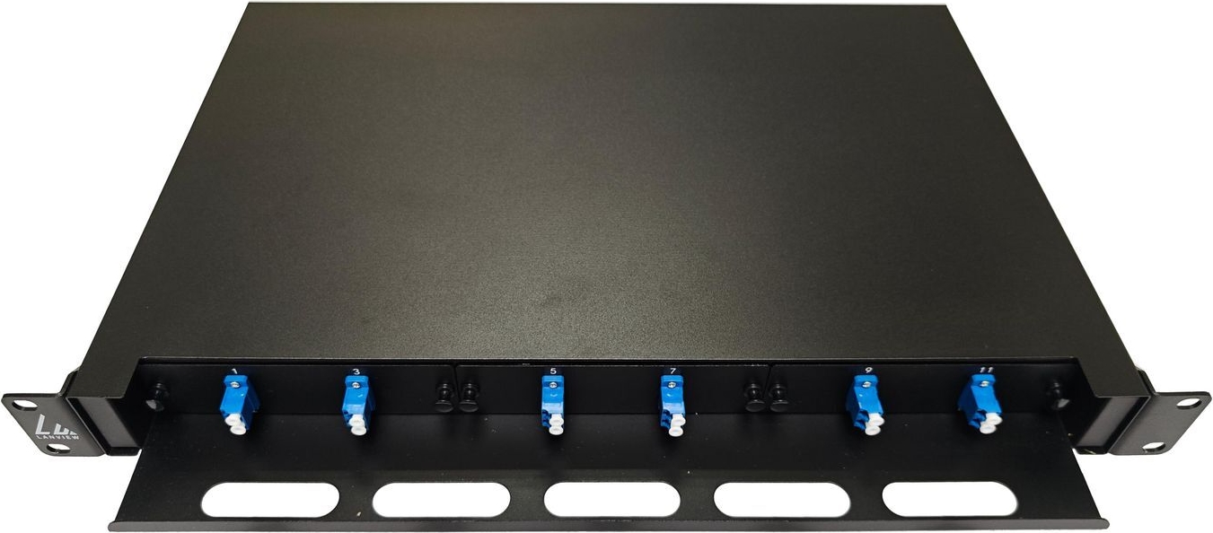 Купить Lanview Fiber Optic Sliding Panel ODF 1U LC SM OS2 12 Cores (LVO-101010) в магазине wardena.ru