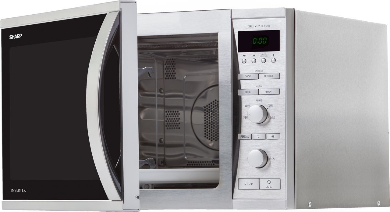 Купить Sharp R-941STW - Mikrowellenofen mit Konvektion und Grill - 40 Liter - 1050 W - rostfreier Edelstahl (R941STW) в магазине wardena.ru