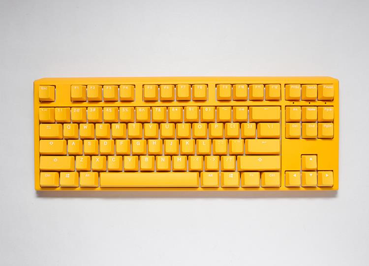 Купить Ducky One 3 Yellow TKL Gaming Tastatur, RGB LED - MX-Brown (US) (DKON2187ST-BUSPDYDYYYC1) в магазине wardena.ru