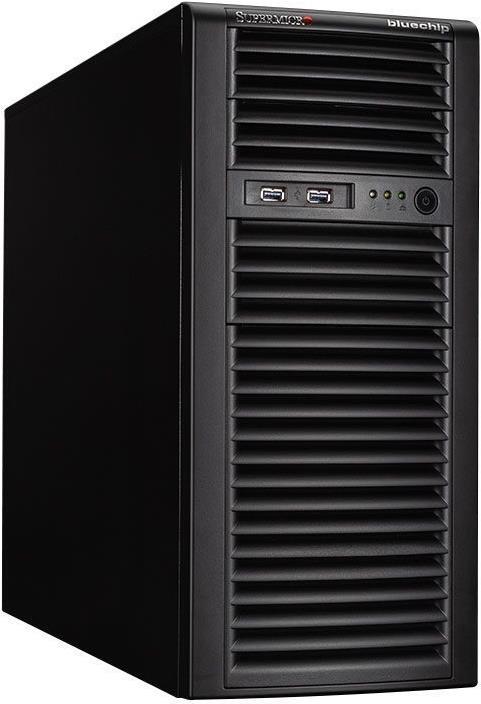 Купить bluechip SERVERline T40303s - Server - Tower - 1-Weg - 1 x Xeon Bronze 3204 / 1.9 GHz - RAM 16 GB - SSD 2 x 240 GB - DVD-Writer - AST2500 - GigE - kein Betriebssystem - Monitor: keiner - Schwarz (850386) в магазине wardena.ru