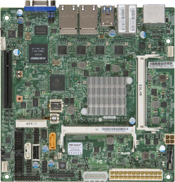 Купить SUPERMICRO X11SBA-LN4F - Motherboard - Intel Atom - 4 x Gigabit LAN - Onboard-Grafik (MBD-X11SBA-LN4F-B) в магазине wardena.ru