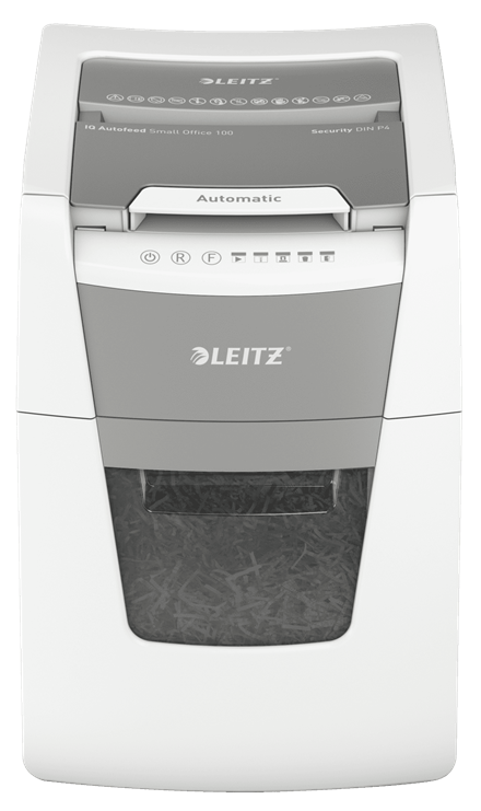 Купить Leitz 80110000 Aktenvernichter Kreuzschreddern 22 cm Grau - Weiß (80110000) в магазине wardena.ru