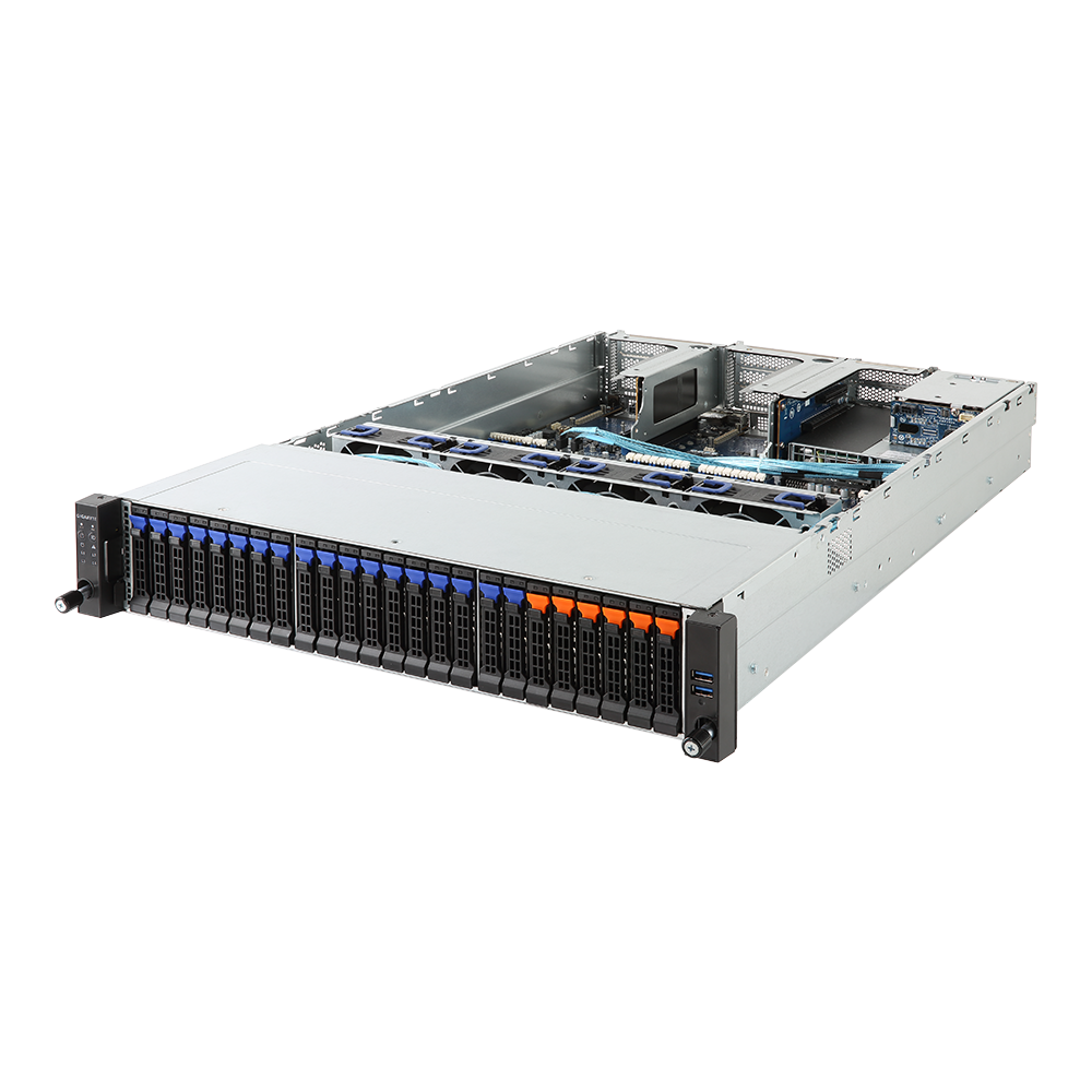 Купить Gigabyte R281-Z91 (rev. 100) - Server - Rack-Montage - 2U - zweiweg - keine CPU - RAM 0 GB - PCI Express - Hot-Swap 6.4 cm (2.5") Schacht/Schächte - keine HDD - AST2500 - GigE - kein Betriebssystem - Monitor: keiner (6NR281Z91MR-00) в магазине wardena.ru