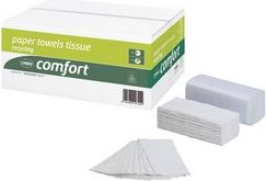 Купить wepa Handtuchpapier Comfort, 250 x 330 mm, naturweiss 2-lagig Tissue, C-Falzung, 100% Recycling, Flächen-Prägung (277160) в магазине wardena.ru