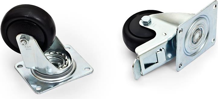 Купить TRITON Schwerlastrollenset 4 Stk./2 Stk. mit Bremse - max Tragkraft eines Satzes mit Rollen 800kg (RAX-MS-X81-X1) в магазине wardena.ru