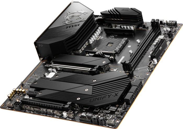 Купить MSI MEG B550 UNIFY-X - Motherboard - ATX - Socket AM4 - AMD B550 Chipsatz - USB-C Gen2, USB 3.2 Gen 1, USB 3.2 Gen 2 - 2.5 Gigabit LAN, Wi-Fi, Bluetooth - Onboard-Grafik (CPU erforderlich) - HD Audio (8-Kanal) (7D13-007R) в магазине wardena.ru