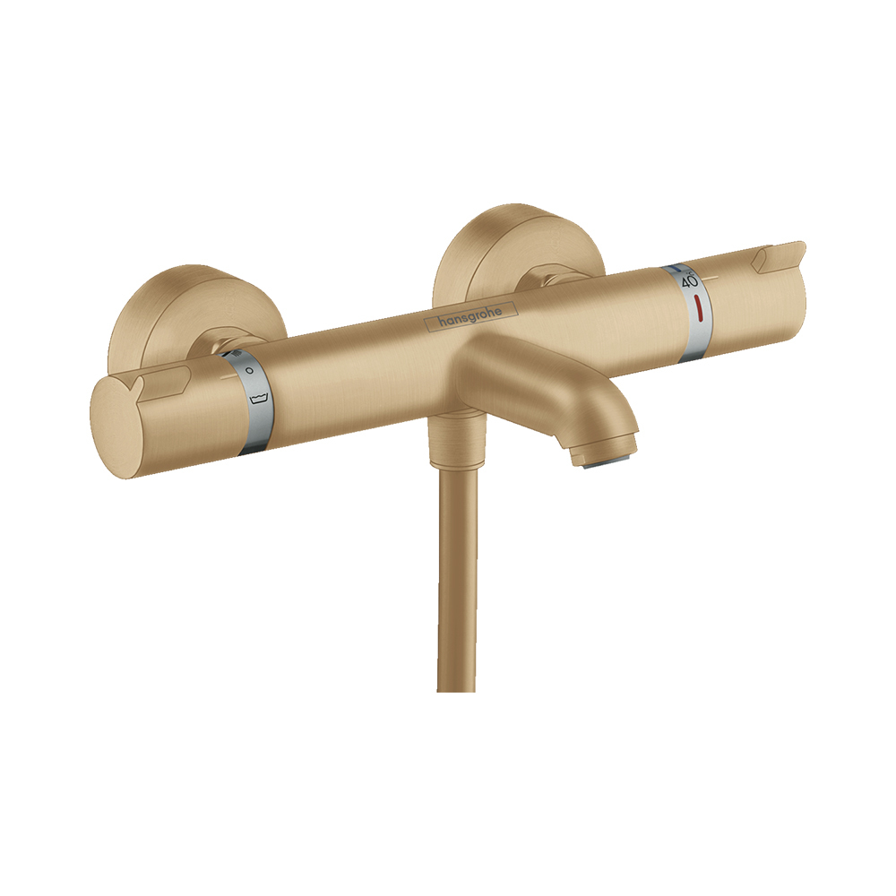 Купить Hansgrohe Ecostat Термостат для ванны Ecostat Comfort ВМ 1/2 хром-черный матовый 13114340 в магазине wardena.ru