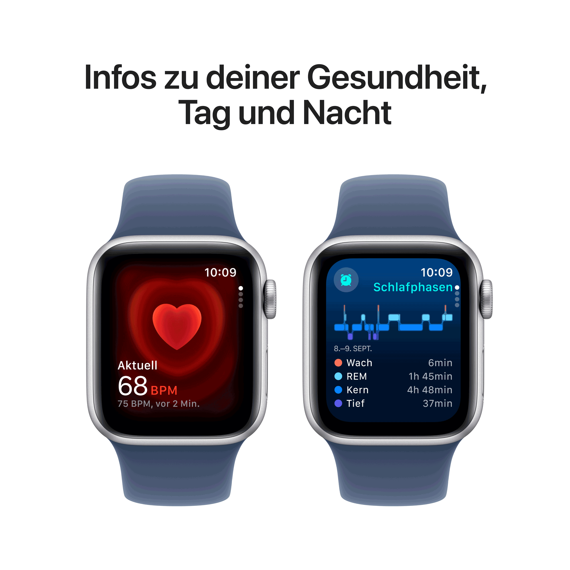 Купить Apple Watch SE GPS 40mm Silver Aluminium Case mit Denim Sport Band - S/M (MXEC3QF/A) в магазине wardena.ru