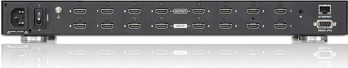 Купить ATEN VanCryst 8x8 HDMI Matrix Switch with Scaler VM5808H - Video/Audio-Schalter - Desktop, an Rack montierbar в магазине wardena.ru