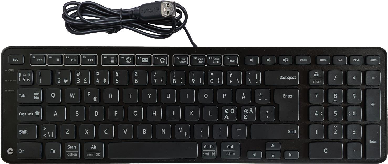 Купить Contour Design Balance Keyboard BK - Kabelgebundene Tastatur-PN Version (102105) в магазине wardena.ru