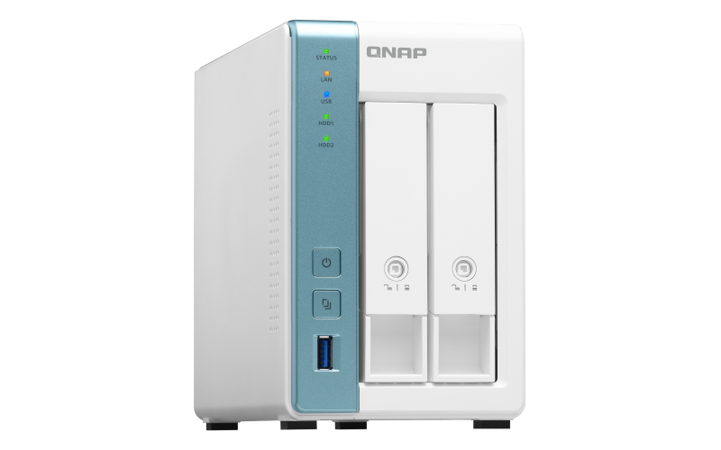 Купить QNAP TS-231P3 - NAS-Server - 2 Schächte - 6 TB - SATA 6Gb/s - HDD 3 TB x 2 - RAID 0, 1, JBOD - RAM 2 GB - 2.5 Gigabit Ethernet - iSCSI Support (TS-231P3-2G/6TBVN) в магазине wardena.ru